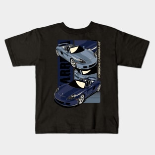 Retro Porsche Carrera GT Kids T-Shirt